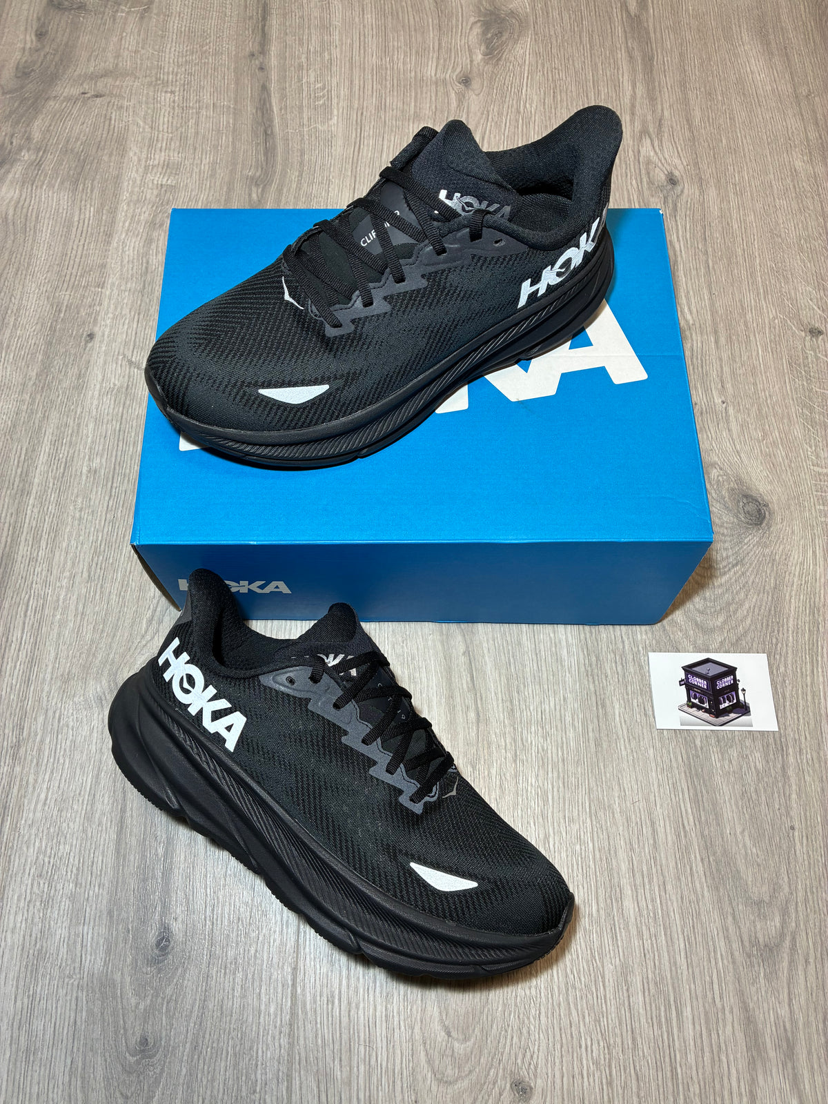 HOKA CLIFTON 9 GORE-TEX BLACK