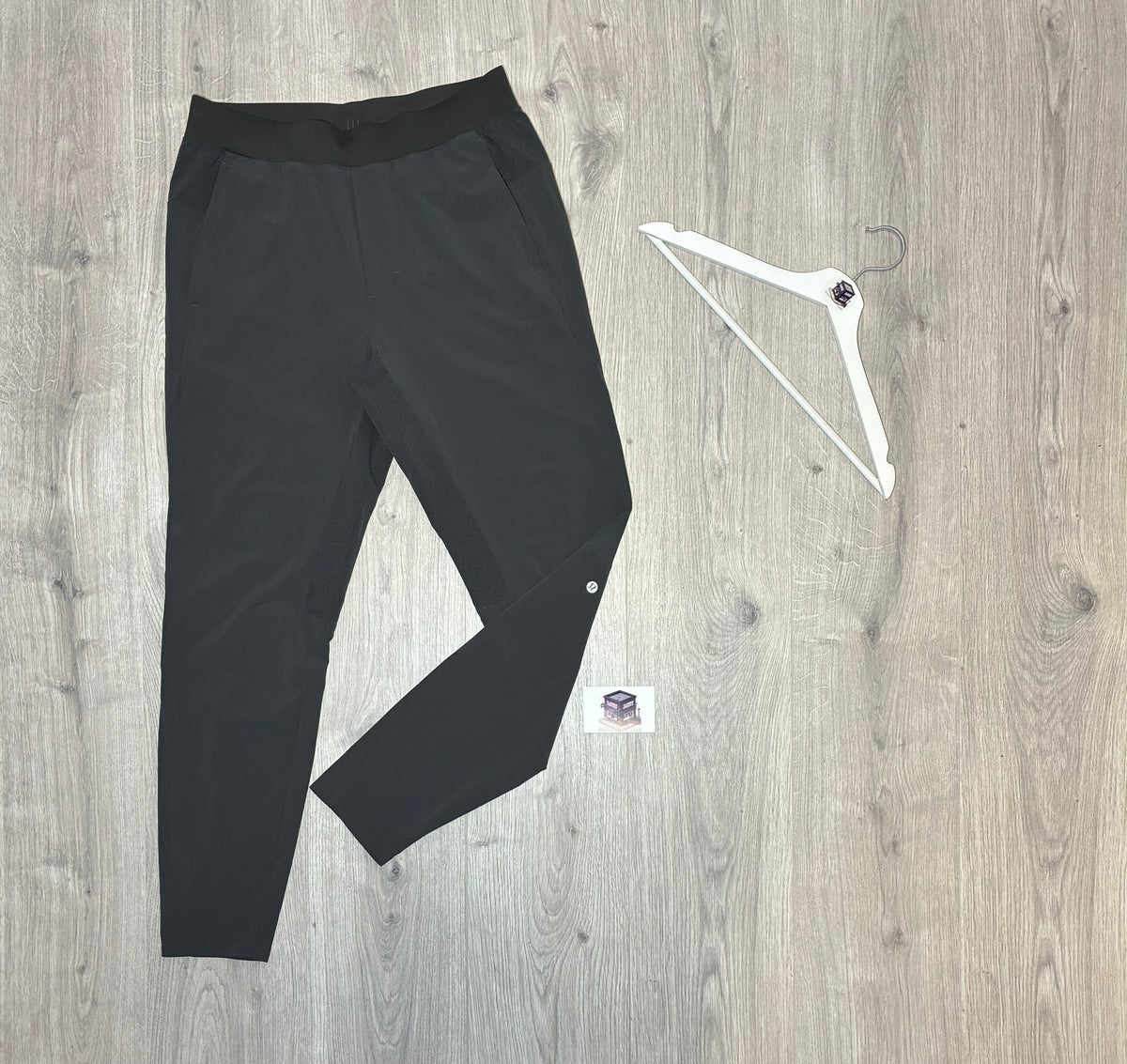 LULULEMON DOWN FOR IT ALL TRACKSUIT KHAKI/GREY SIZE MEDIUM