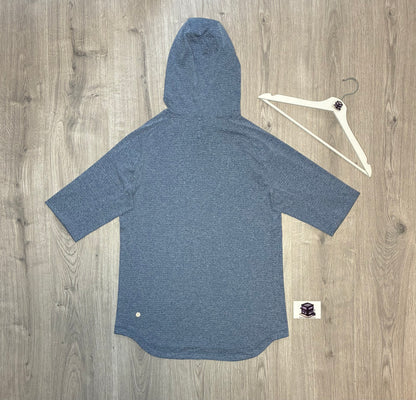 LULULEMON HOODIE TRACKSUIT BLUE/BLACK SIZE LARGE