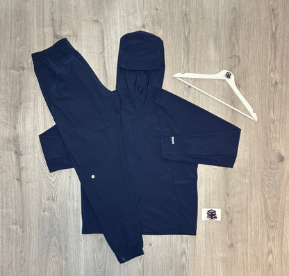 LULULEMON PACE BREAKER TRACKSUIT NAVY SIZE MEDIUM