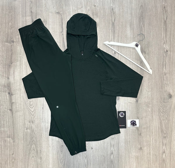 LULULEMON HOODIE TRACKSUIT RAINFOREST GREEN SIZE MEDIUM