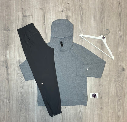 LULULEMON HOODIE TRACKSUIT GREY SIZE MEDIUM