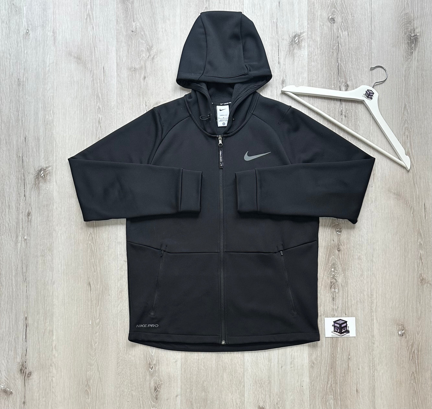 NIKE THERMA-FIT PRO TRACKSUIT BLACK SIZE LARGE