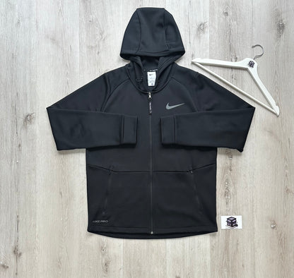 NIKE THERMA-FIT PRO TRACKSUIT BLACK SIZE LARGE