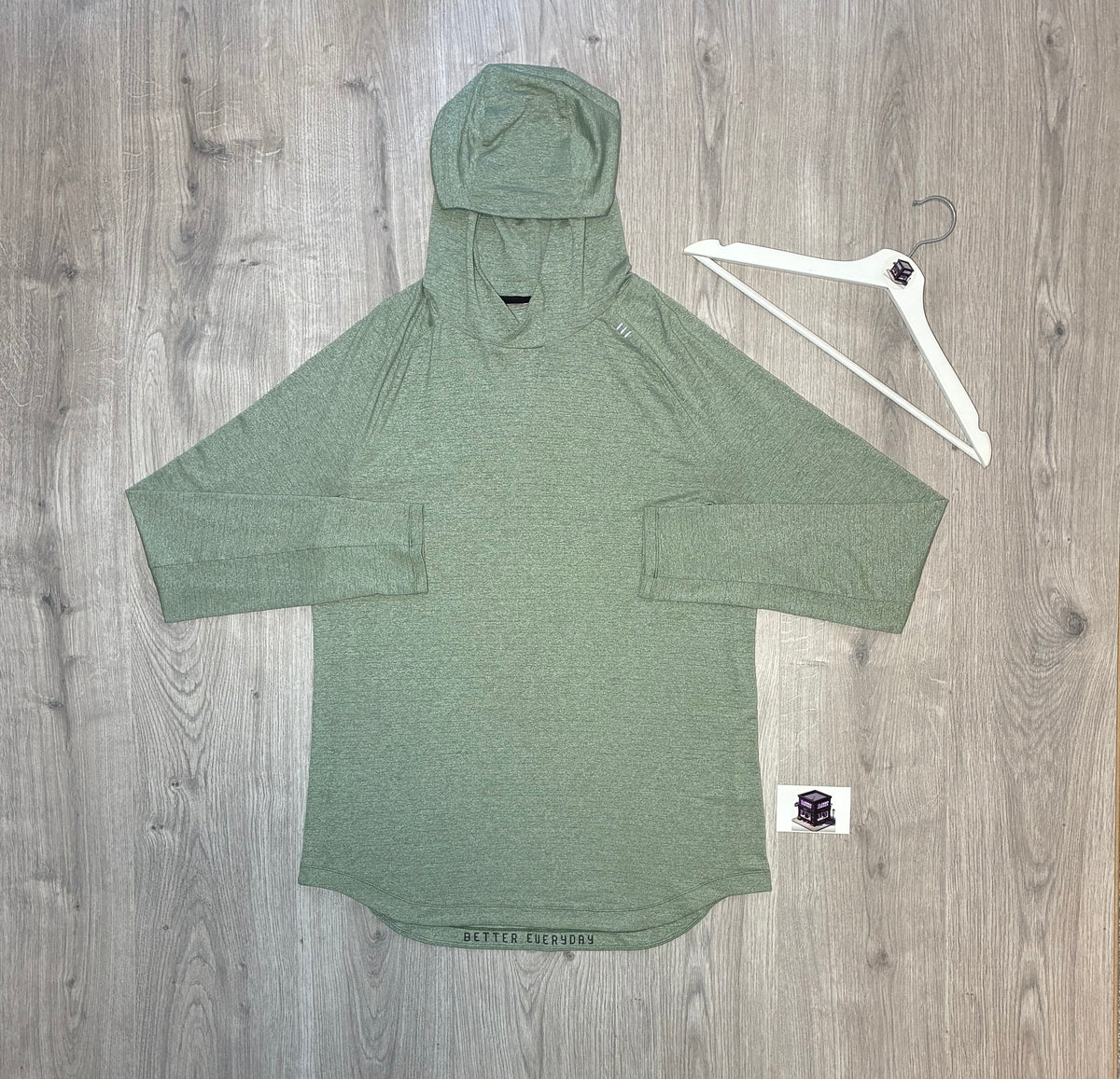 LULULEMON HOODIE TRACKSUIT GREEN/BLACK SIZE LARGE