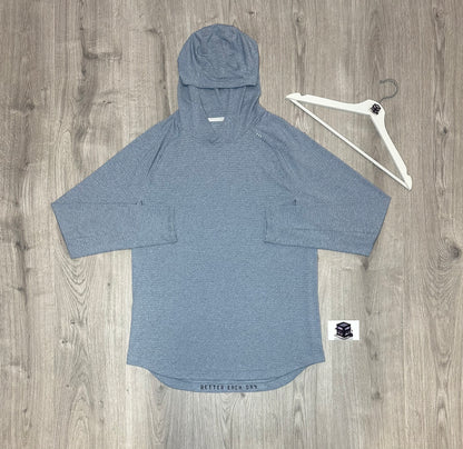 LULULEMON HOODIE TRACKSUIT BLUE/GREY SIZE LARGE