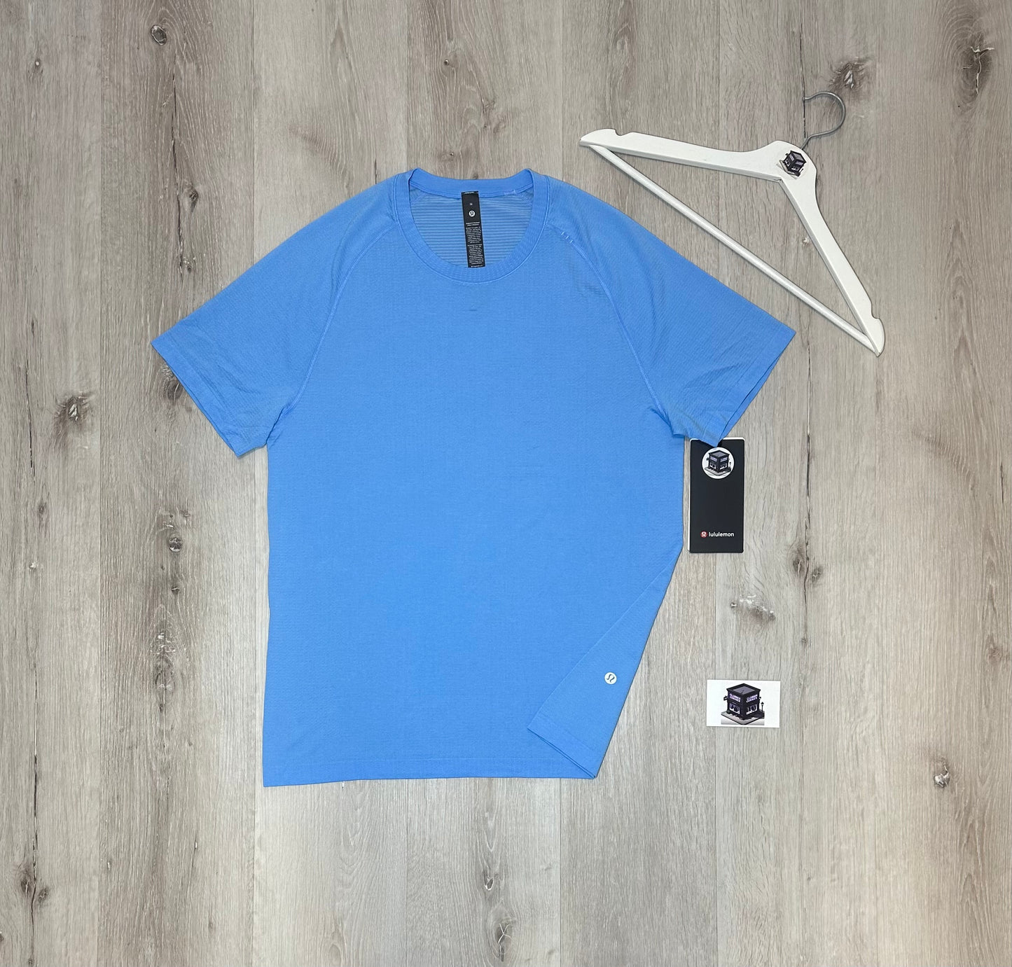 LULULEMON METAL VENT TECH T-SHIRT STEEL BLUE