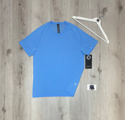 LULULEMON METAL VENT TECH T-SHIRT STEEL BLUE