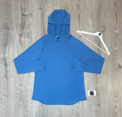 LULULEMON HOODIE TRACKSUIT BLUE/BLACK SIZE LARGE