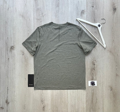LULULEMON SOFT JERSEY SHORT-SLEEVE SHIRT HEATHERED GREY SAGE