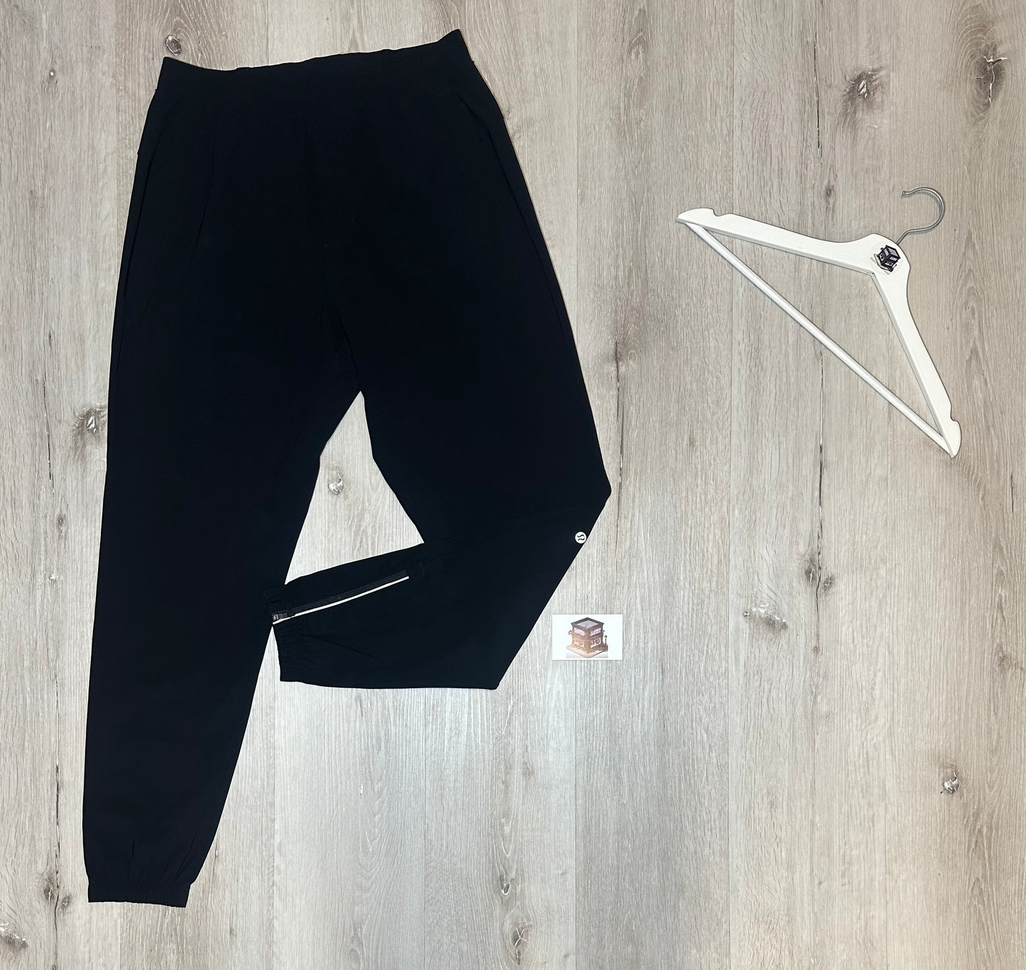 LULULEMON CROSS CHILL TRACKSUIT TEAL/BLACK SIZE MEDIUM