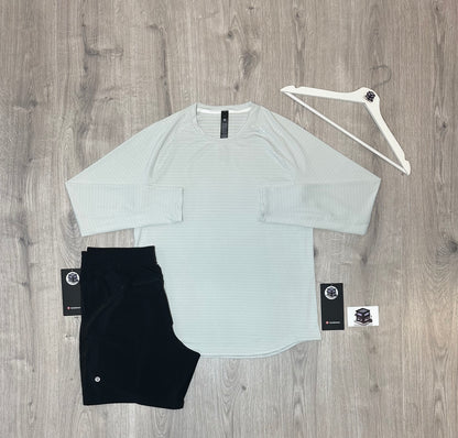 LULULEMON LICENSE-TO-TRAIN SET BLACK/WHITE