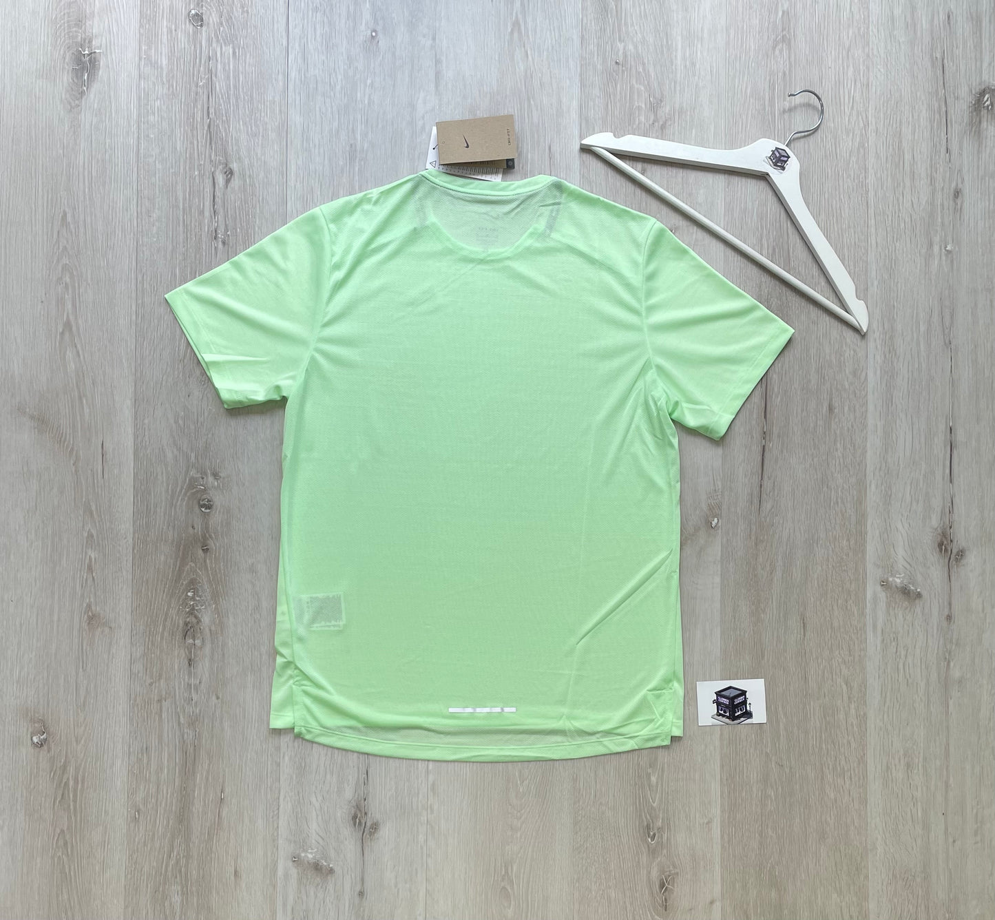 NIKE MILER 1.0 T-SHIRT VAPOUR GREEN