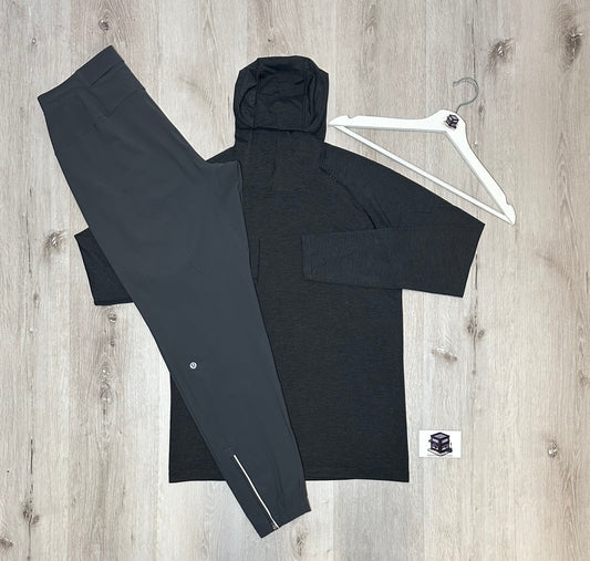 LULULEMON HOODIE TRACKSUIT GREY SIZE MEDIUM