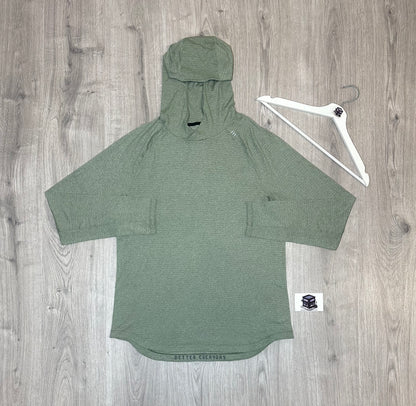 LULULEMON HOODIE TRACKSUIT GREEN/BLACK SIZE LARGE