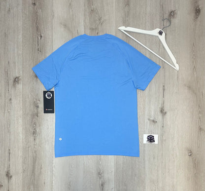 LULULEMON METAL VENT TECH T-SHIRT STEEL BLUE