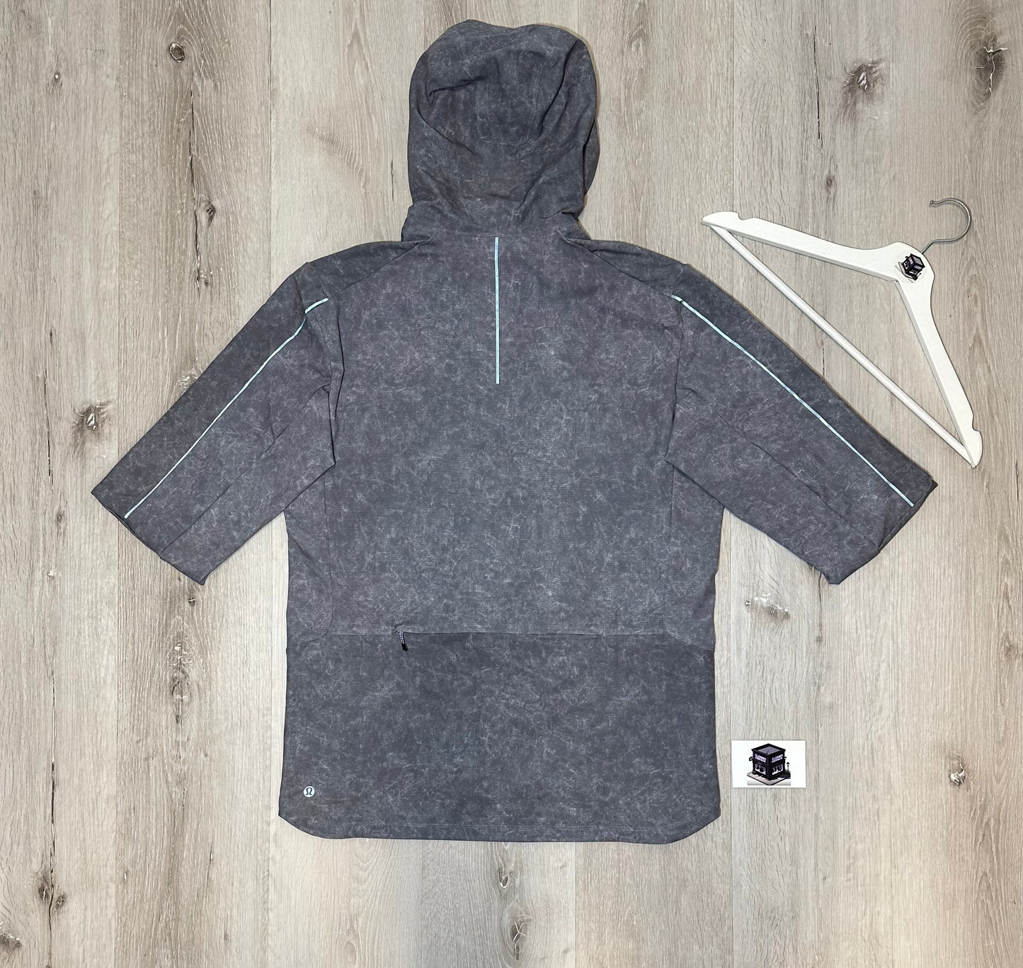 LULULEMON TRACKSUIT STONE GREY/BLACK SIZE MEDIUM