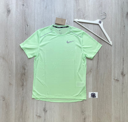 NIKE MILER 1.0 T-SHIRT VAPOUR GREEN