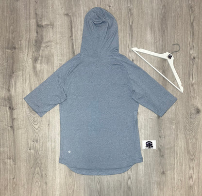 LULULEMON HOODIE TRACKSUIT BLUE/GREY SIZE LARGE