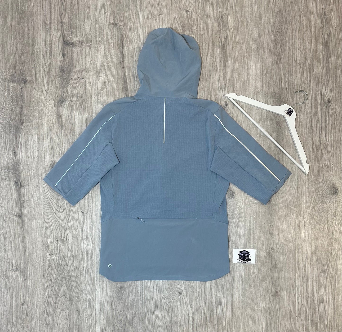 LULULEMON WARP LIGHT TRACKSUIT BLUE/BLACK SIZE SMALL