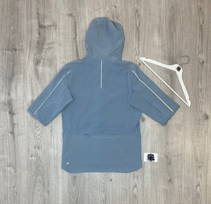 LULULEMON WARP LIGHT TRACKSUIT BLUE/BLACK SIZE SMALL