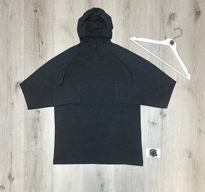 LULULEMON HOODIE TRACKSUIT GREY/BLACK SIZE LARGE