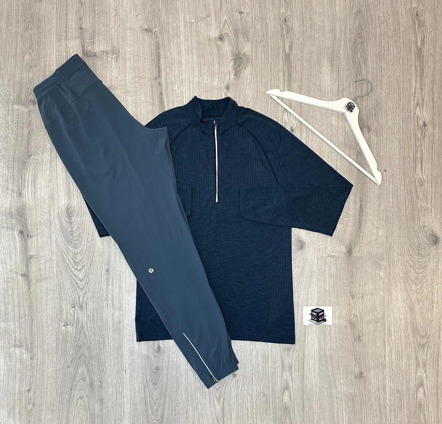 LULULEMON TRACKSUIT NAVY/IRON BLUE SIZE SMALL