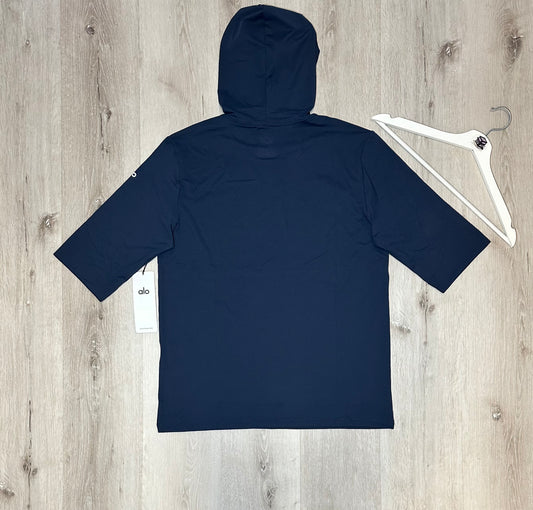 ALO CONQUER REFORM HOODIE NAVY