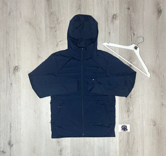 LULULEMON DOWN FOR IT ALL 700-FILL HOODIE NAVY