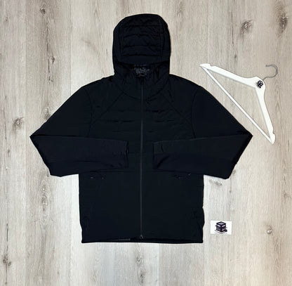 LULULEMON DOWN FOR IT ALL TRACKSUIT BLACK SIZE LARGE