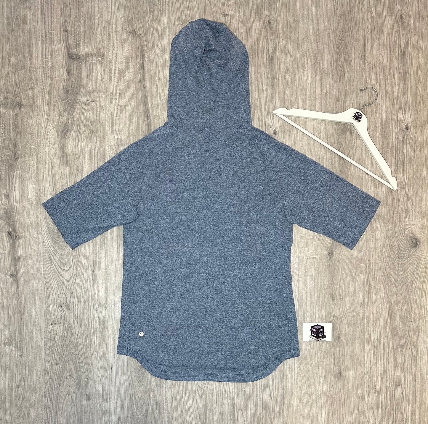 LULULEMON HOODIE TRACKSUIT BLUE/GREY SIZE LARGE