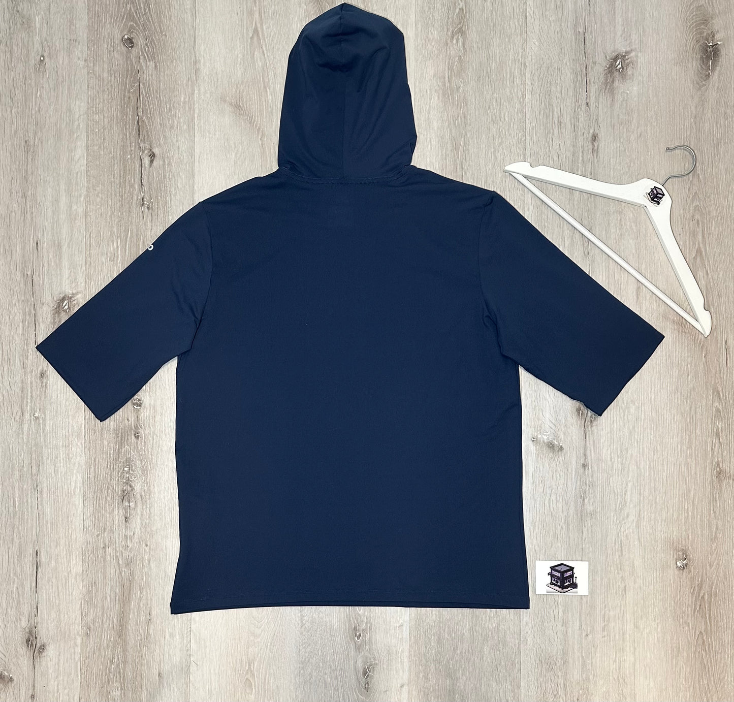 ALO CONQUER REFORM HOODIE TRACKSUIT NAVY SIZE LARGE