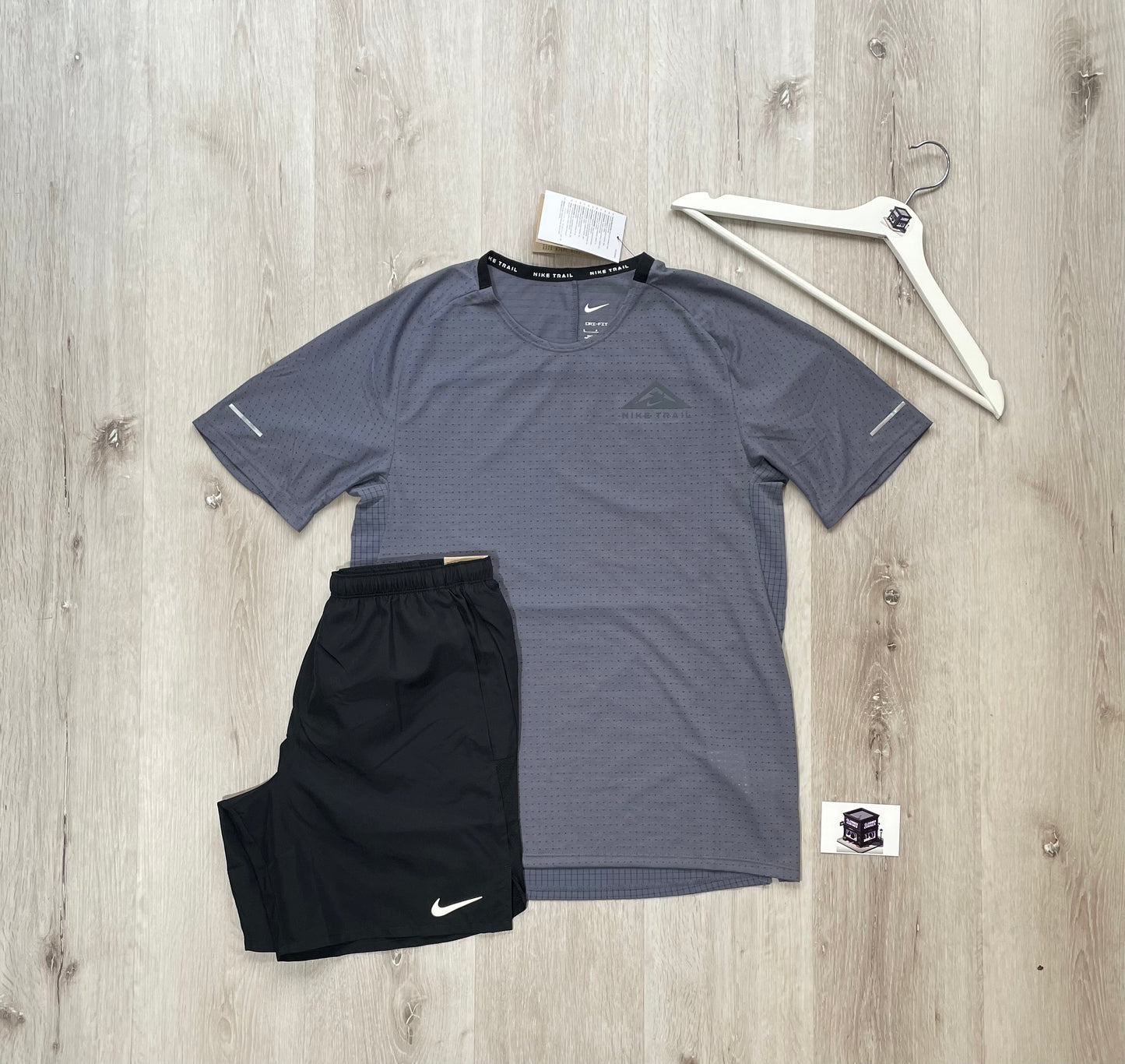 NIKE TRAIL SET GREY/BLACK