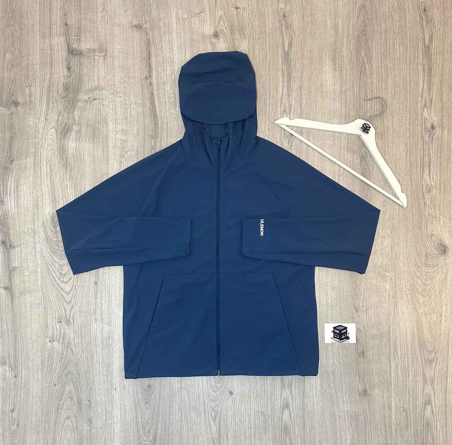LULULEMON PACE BREAKER TRACKSUIT BLUE TWILL SIZE MEDIUM
