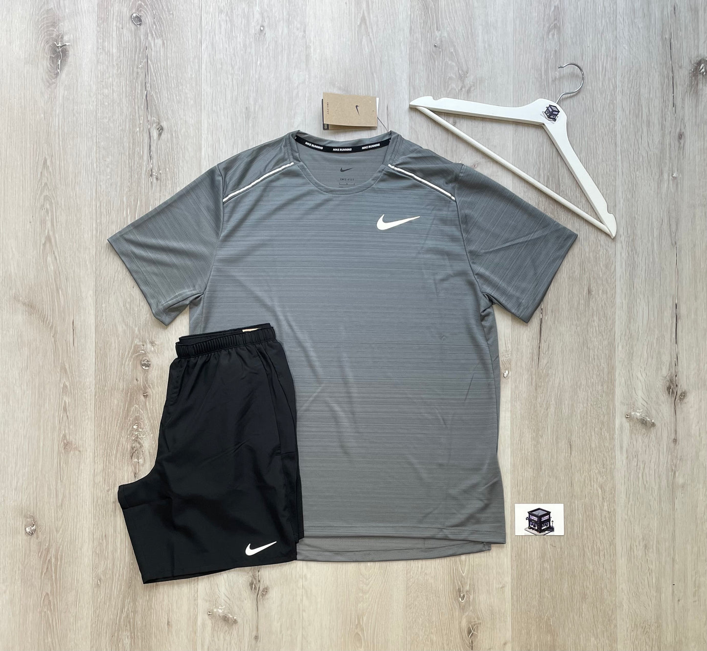 NIKE MILER 1.0 SET GREY/BLACK