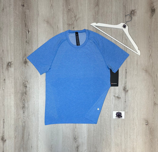 LULULEMON METAL VENT TECH SHORT-SLEEVE SHIRT POOL PARTY BLUE