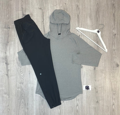 LULULEMON HOODIE TRACKSUIT GREY SIZE MEDIUM
