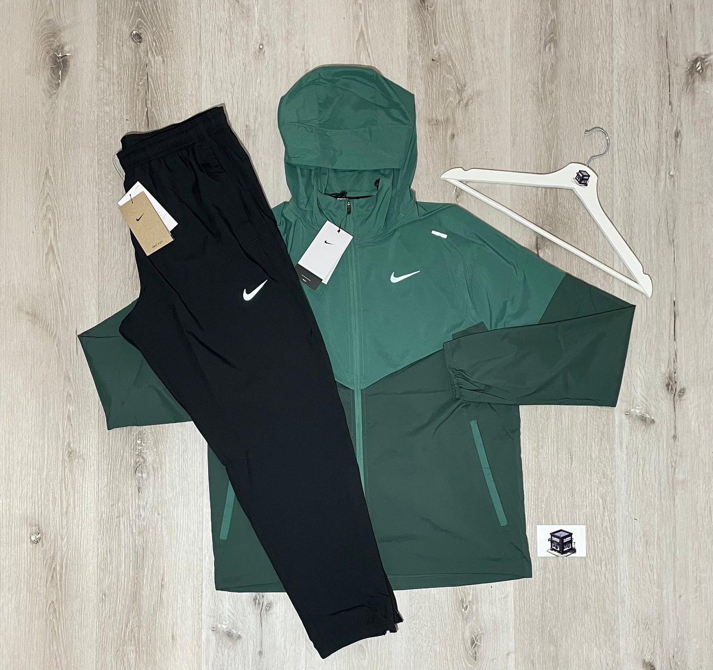 NIKE REPEL TRACKSUIT TEAL/BLACK