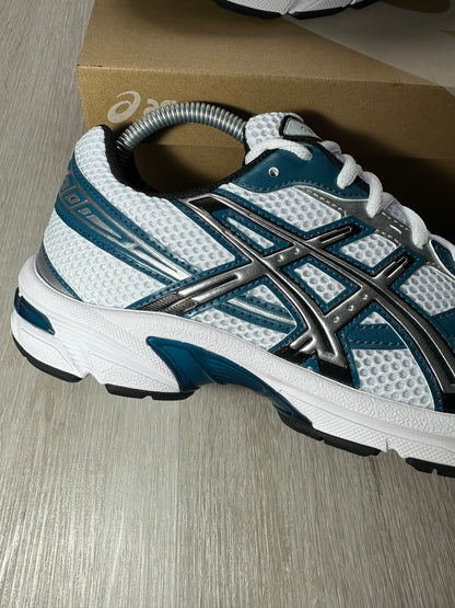 UNISEX ASICS GEL-1130 WHITE/RESTFUL TEAL