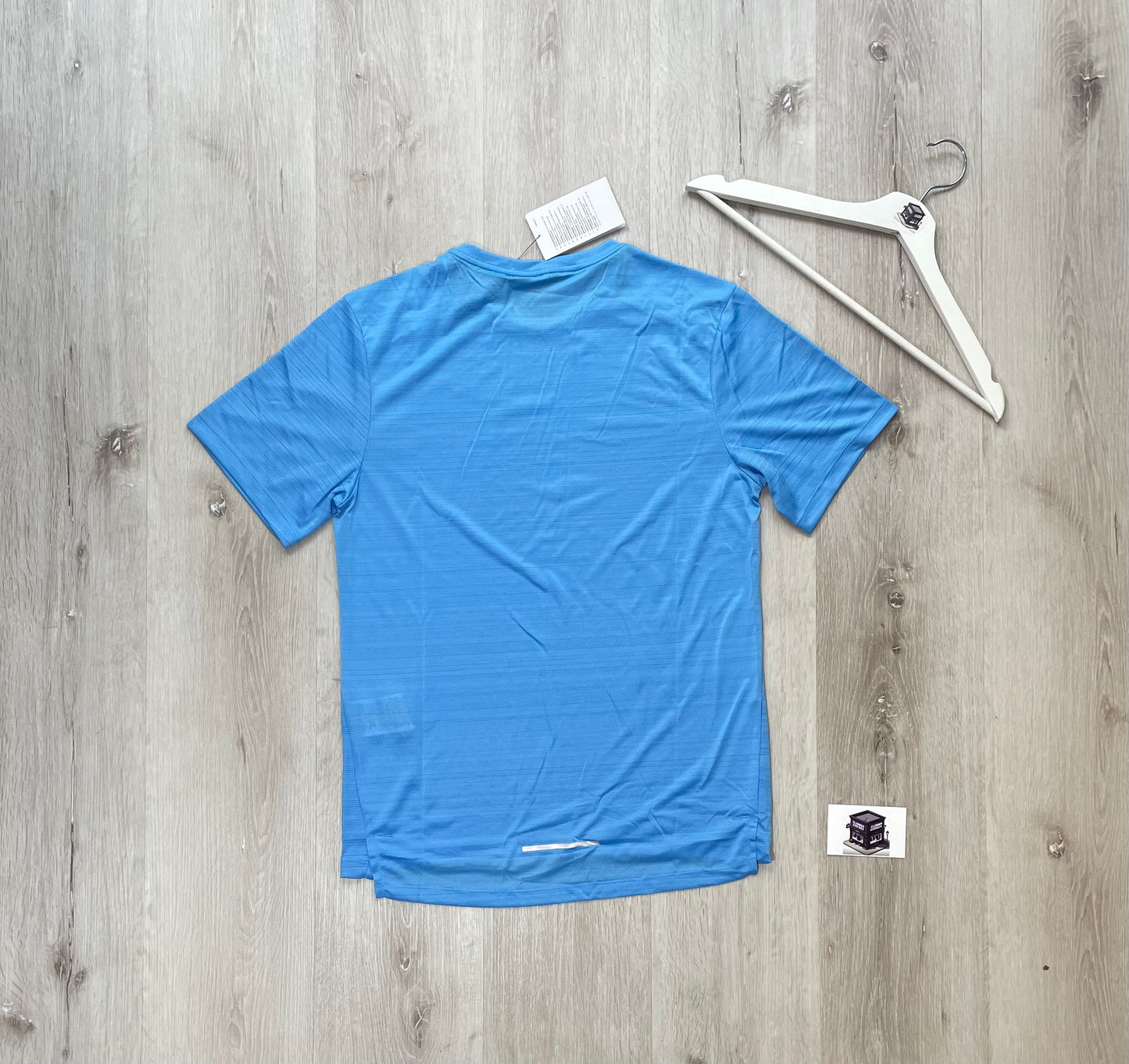 NIKE MILER 1.0 T-SHIRT AQUARIUS BLUE