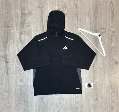 ADIDAS 3-PIECE TRACKSUIT BLACK SIZE MEDIUM