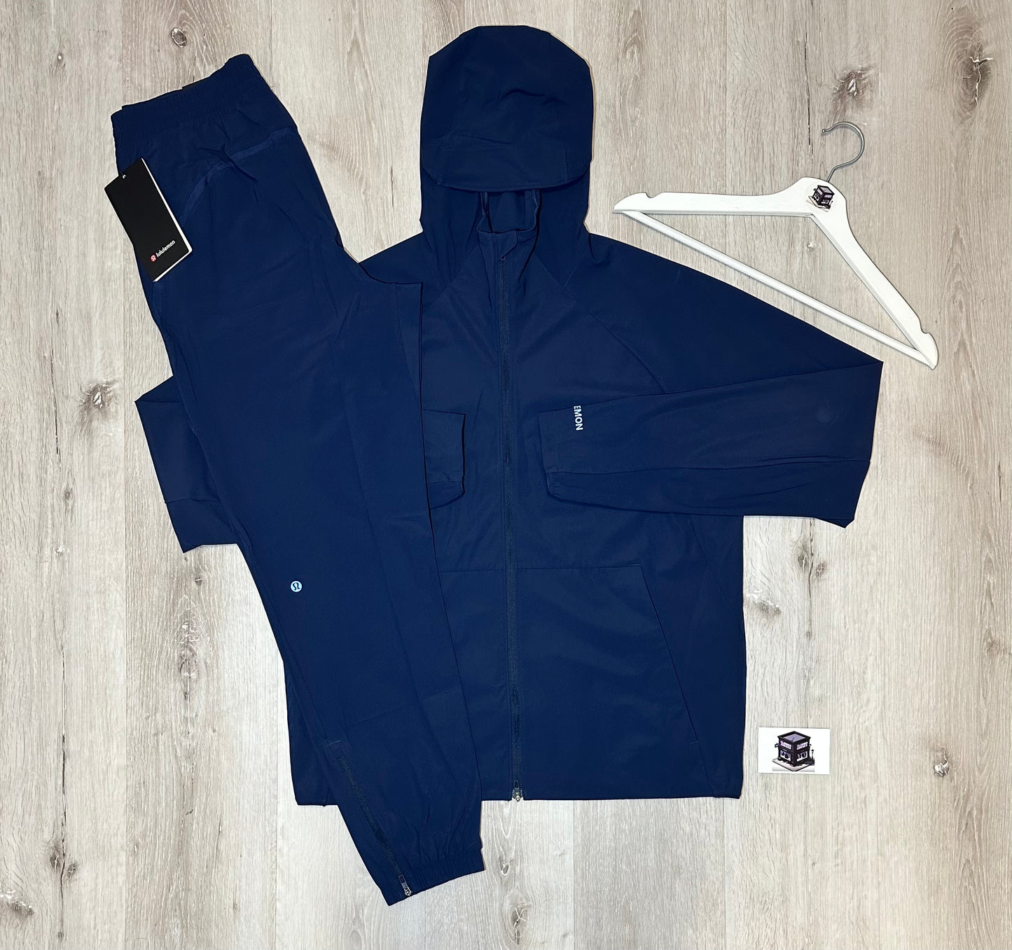 LULULEMON PACE BREAKER TRACKSUIT CLUB BLUE