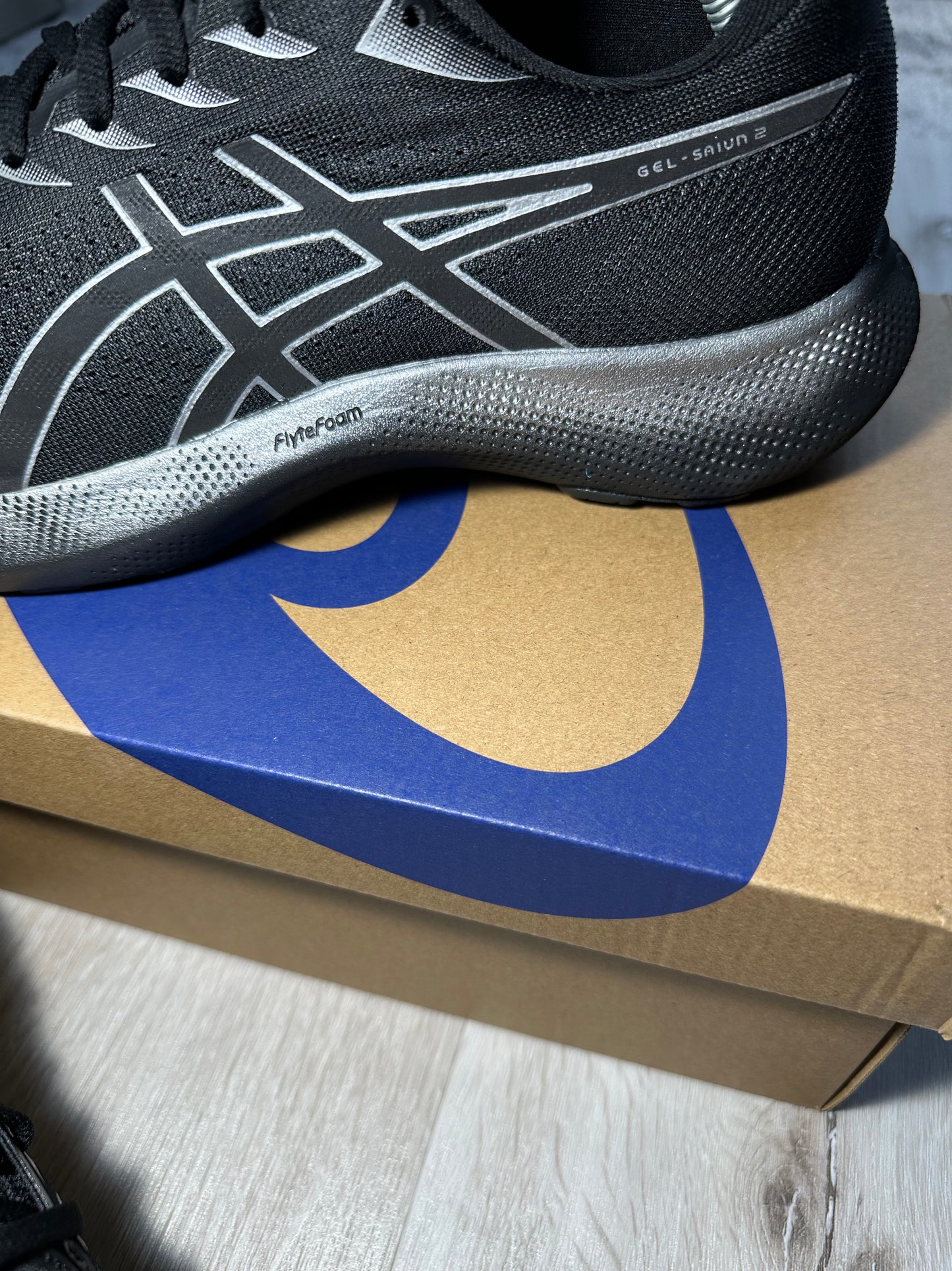 ASICS GEL-SAIUN 2 BLACK/PURE SILVER