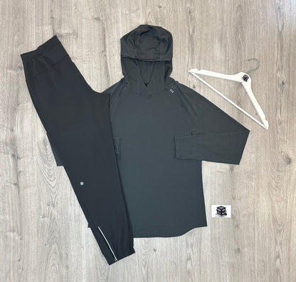 LULULEMON HOODIE TRACKSUIT GREY SIZE MEDIUM