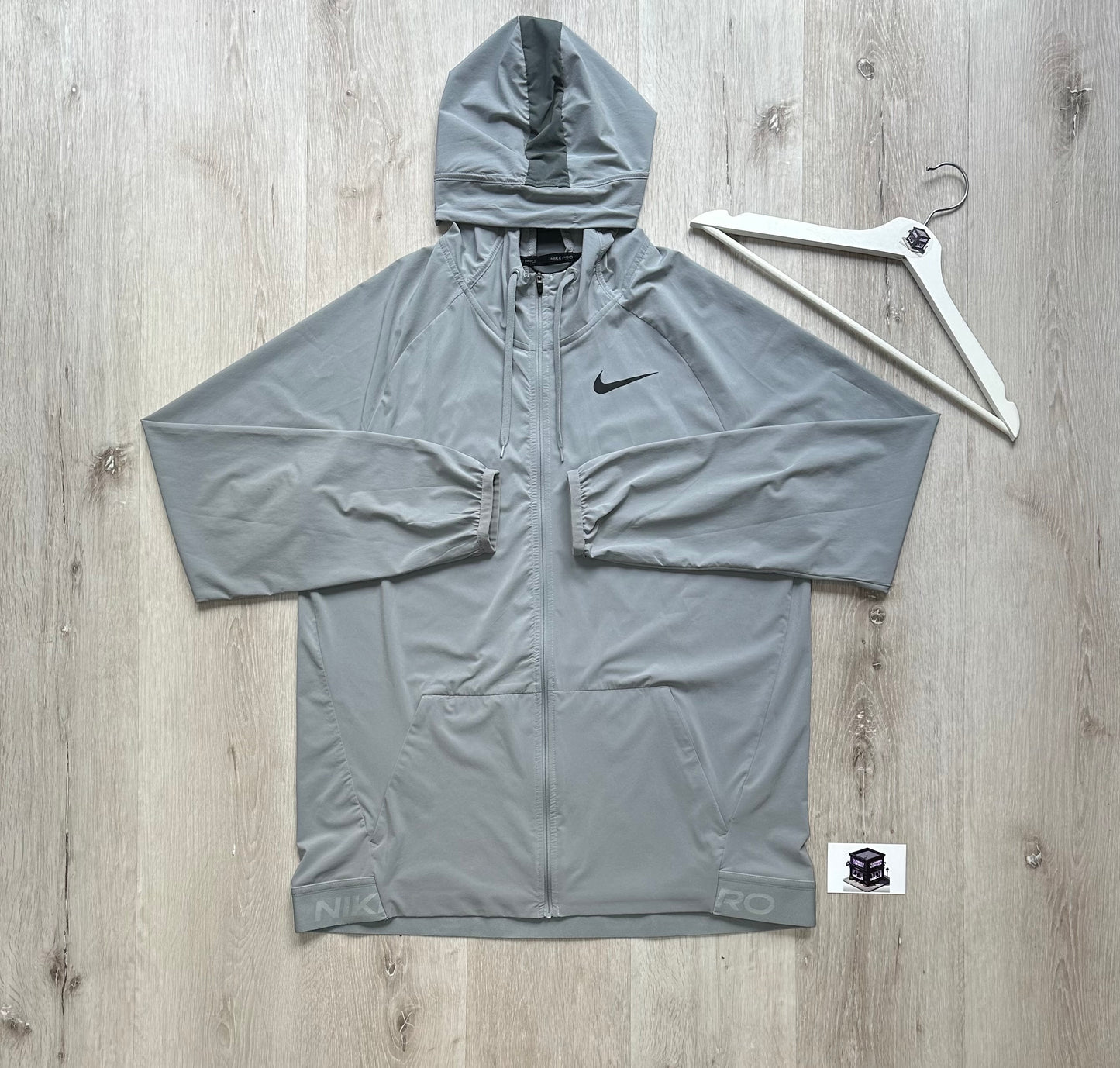 NIKE PRO TRACKSUIT GREY SIZE LARGE