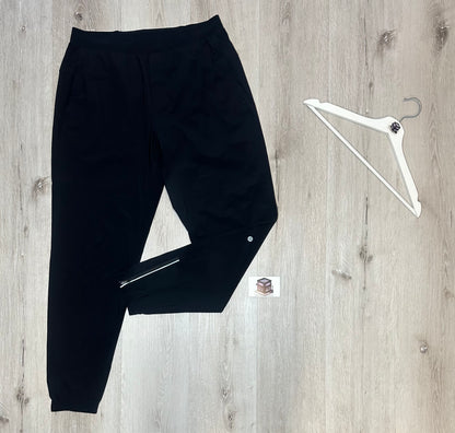 LULULEMON CROSS CHILL TRACKSUIT BLACK SIZE MEDIUM