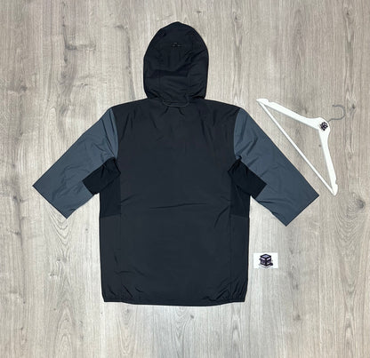ASICS 3-PIECE TRACKSUIT BLACK SIZE MEDIUM