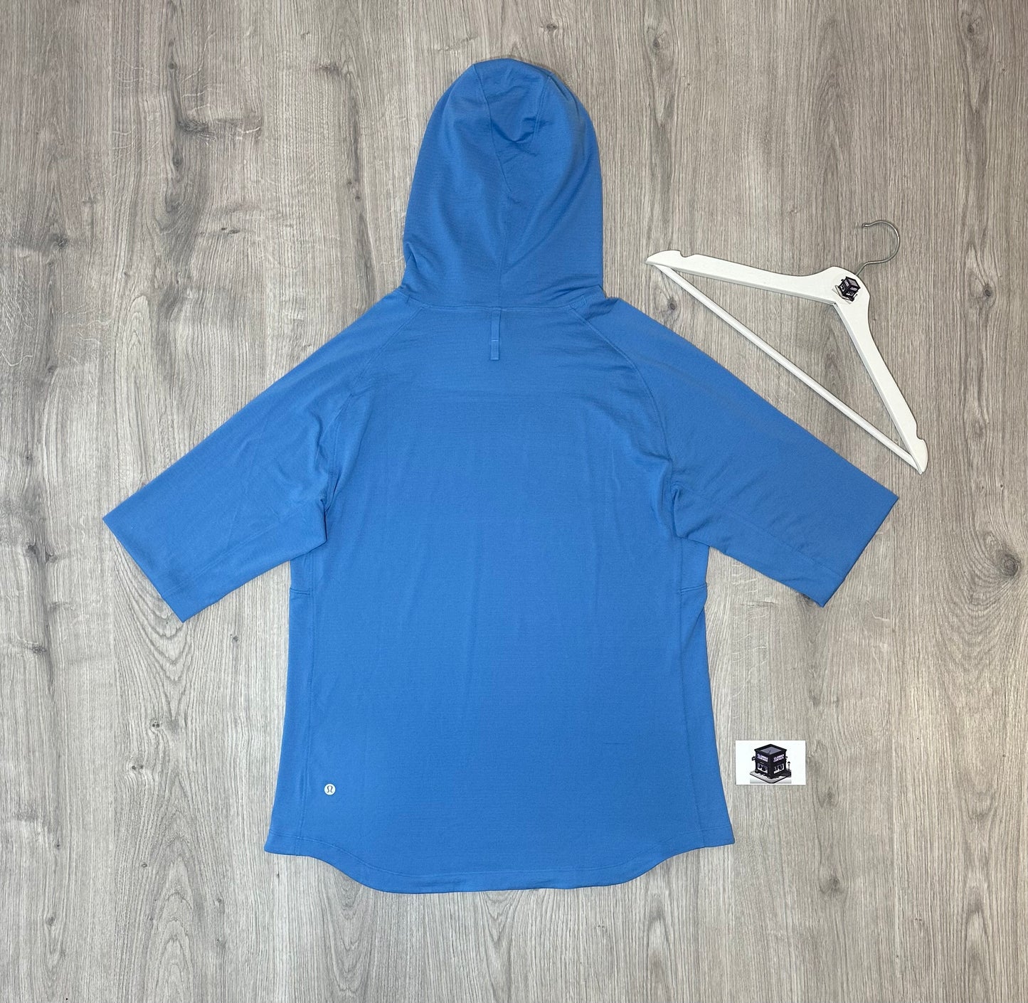 LULULEMON HOODIE TRACKSUIT BLUE/BLACK SIZE LARGE