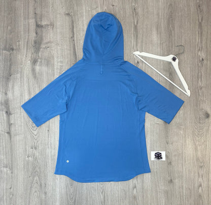 LULULEMON HOODIE TRACKSUIT BLUE/BLACK SIZE LARGE