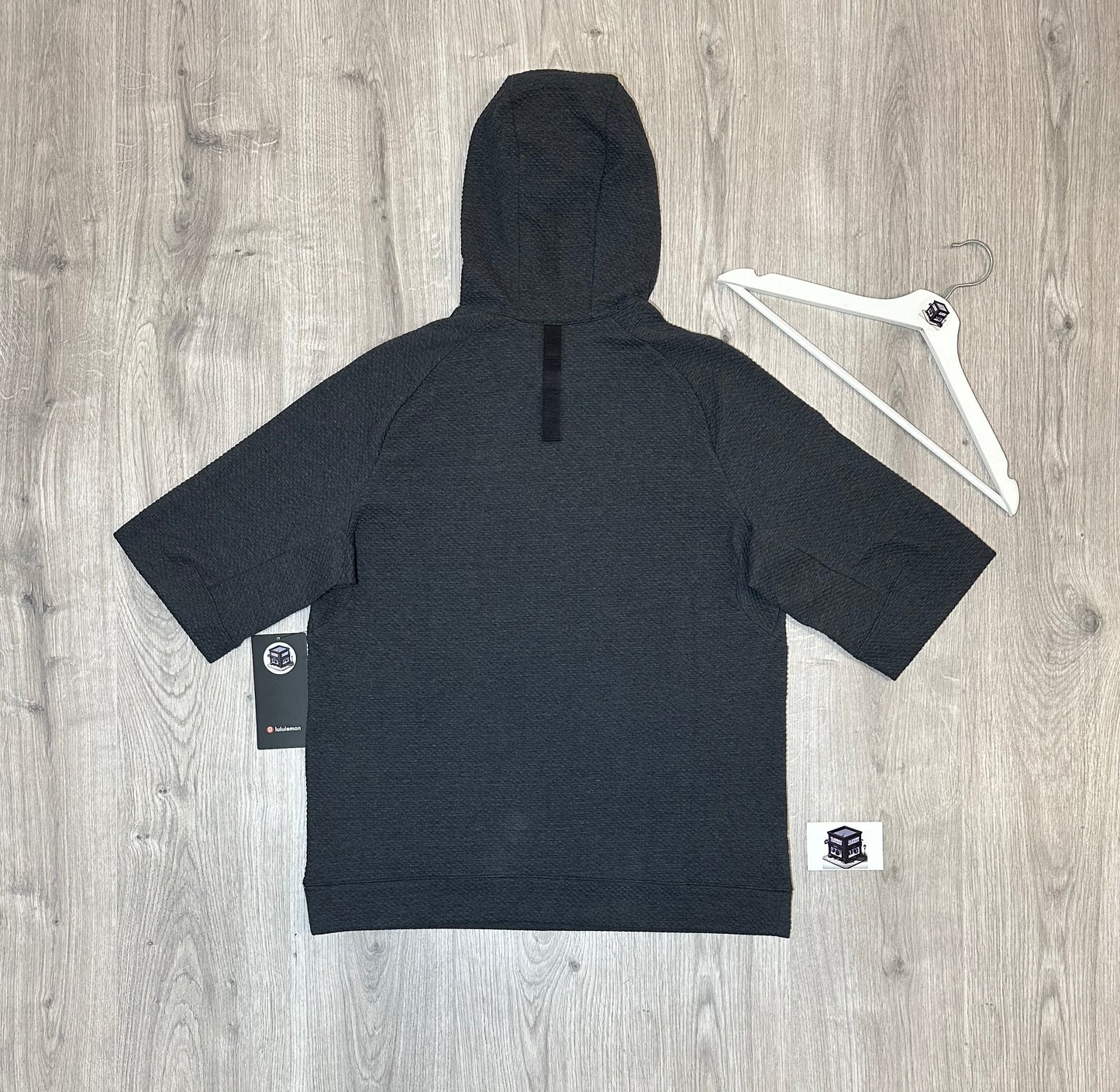 LULULEMON EASE THE DAY HOODIE HEATHERED BLACK